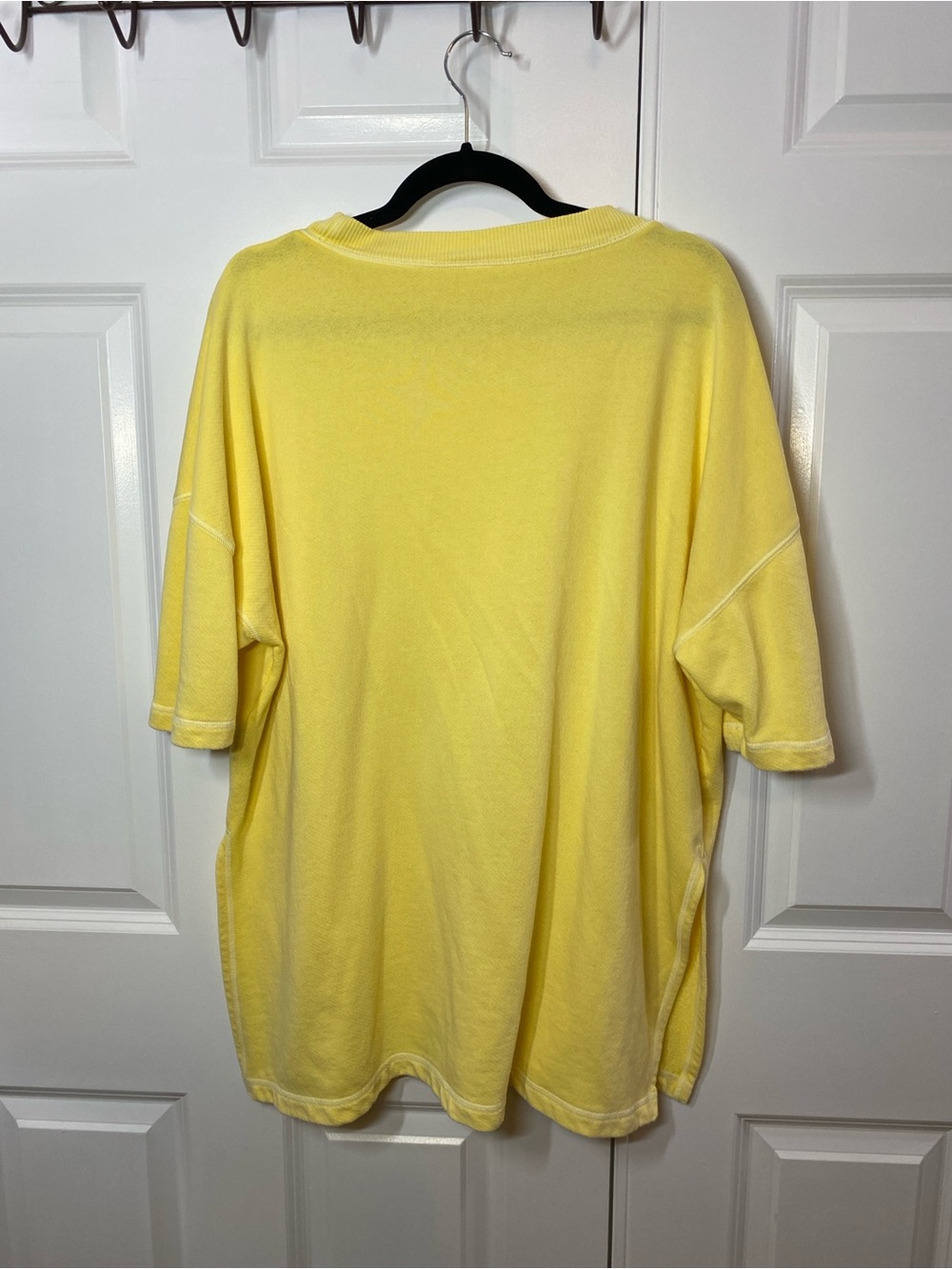 2fer/Set - We The Free Yellow Oversized Sweatshirt and Shorts Set - Picture 2 of 6